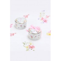 Μπιζουτιέρα από πορσελάνη pink fleur