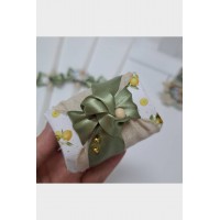 Πακέτο βάπτισης με θέμα ζωάκια του δάσους σε λαδί αποχρώσεις