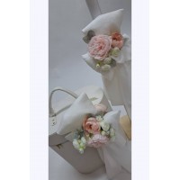 Πακέτο βάπτισης με θέμα ροζ παιώνια