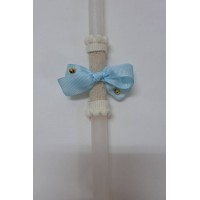 Πακέτο βάπτισης floral σε τόνους γαλάζιο