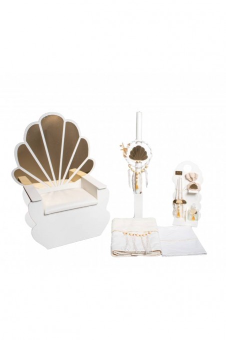 Πακέτο βάπτισης με θέμα κοχύλι