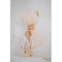 Πακέτο βάπτισης μπεζ-λευκό