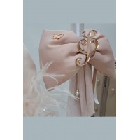 Πακέτο βάπτισης σε nude αποχρώσεις με μονόγραμμα 