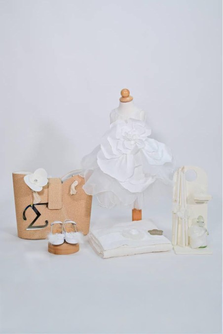 Πακέτο βάπτισης με θέμα λουλούδι