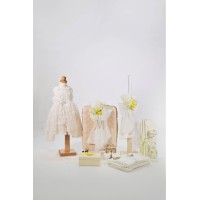 Πακέτο βάπτισης για κορίτσι με κίτρινα λουλούδια 