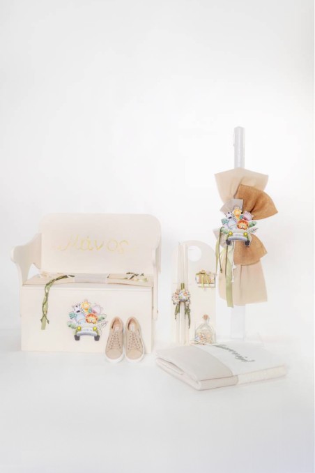 Πακέτο βάπτισης με θέμα ζωάκια του δάσος