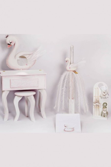 Πακέτο βάπτισης με θέμα τον κύκνο