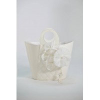 Πακέτο βάπτισης λευκό με πέρλες