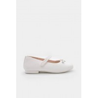 Μπαλαρίνες με φιογκάκι σε λευκό Mayoral