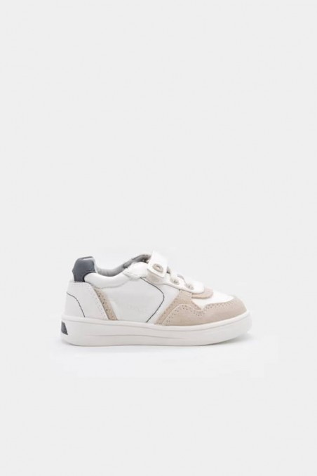 Sneaker λευκό με μπεζ λεπτομέρειες Mayoral