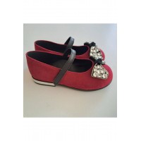 Παπουτσάκι βελούδο μπορντό everkid