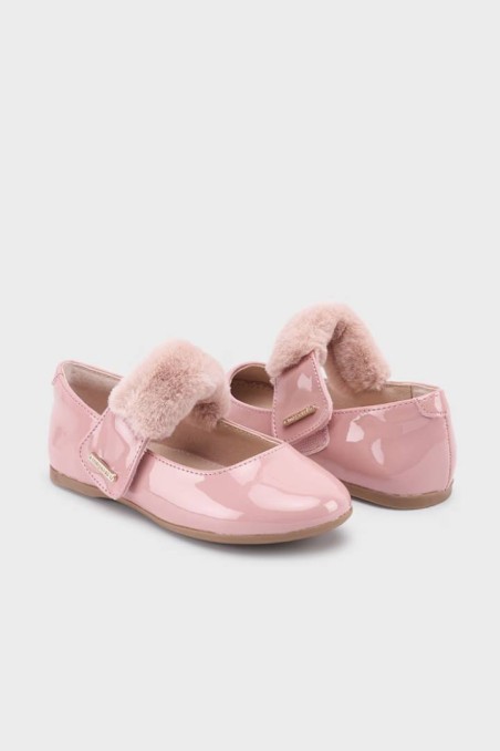 Μπαλαρίνα ροζ λουστρίνι mayoral