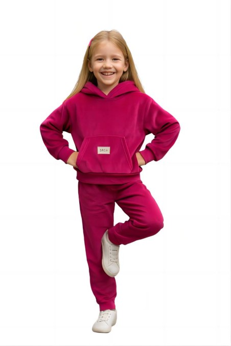 Φόρμα φούξια για κορίτσι Serafino