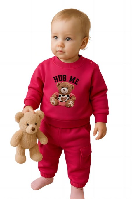 Βρεφική φόρμα φούξια Serafino